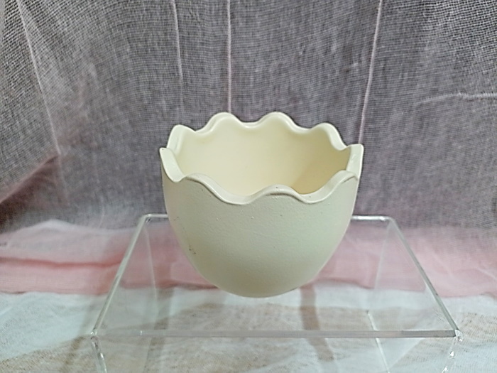 50085 - Μπώλ γυάλινο αυγό μισό μεσαίο Ιταλίας 9,5Χ9,5Χ8
